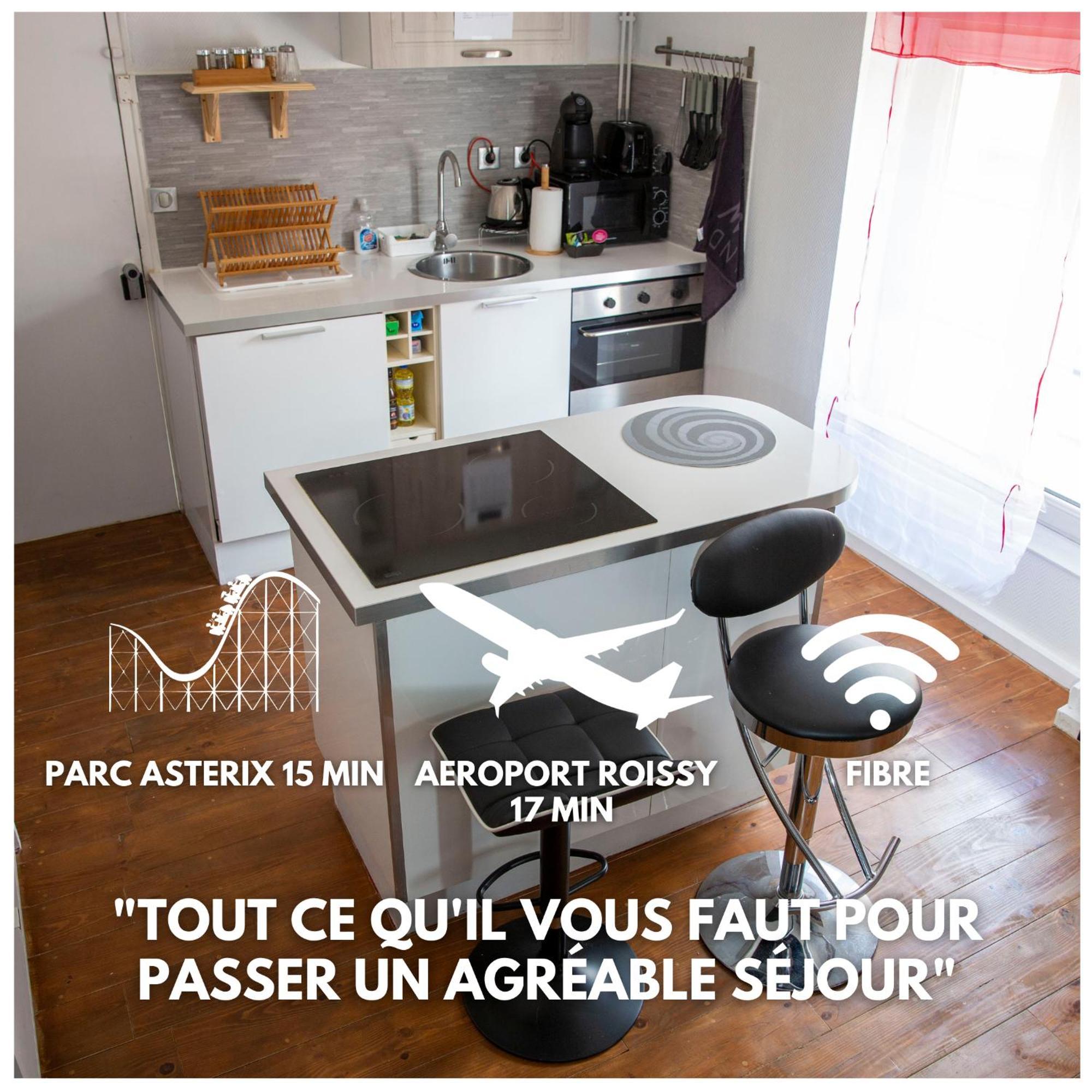 The Private Apartment Roissy 15 Min Parc Asterix Chantilly La Chapelle-en-Serval Εξωτερικό φωτογραφία