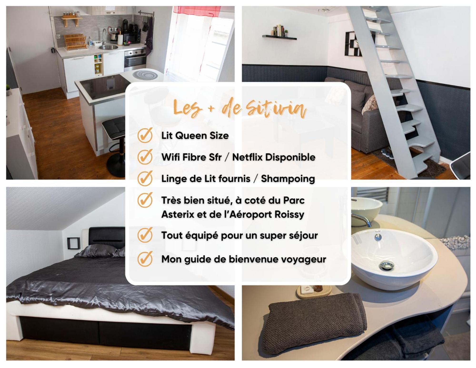 The Private Apartment Roissy 15 Min Parc Asterix Chantilly La Chapelle-en-Serval Εξωτερικό φωτογραφία